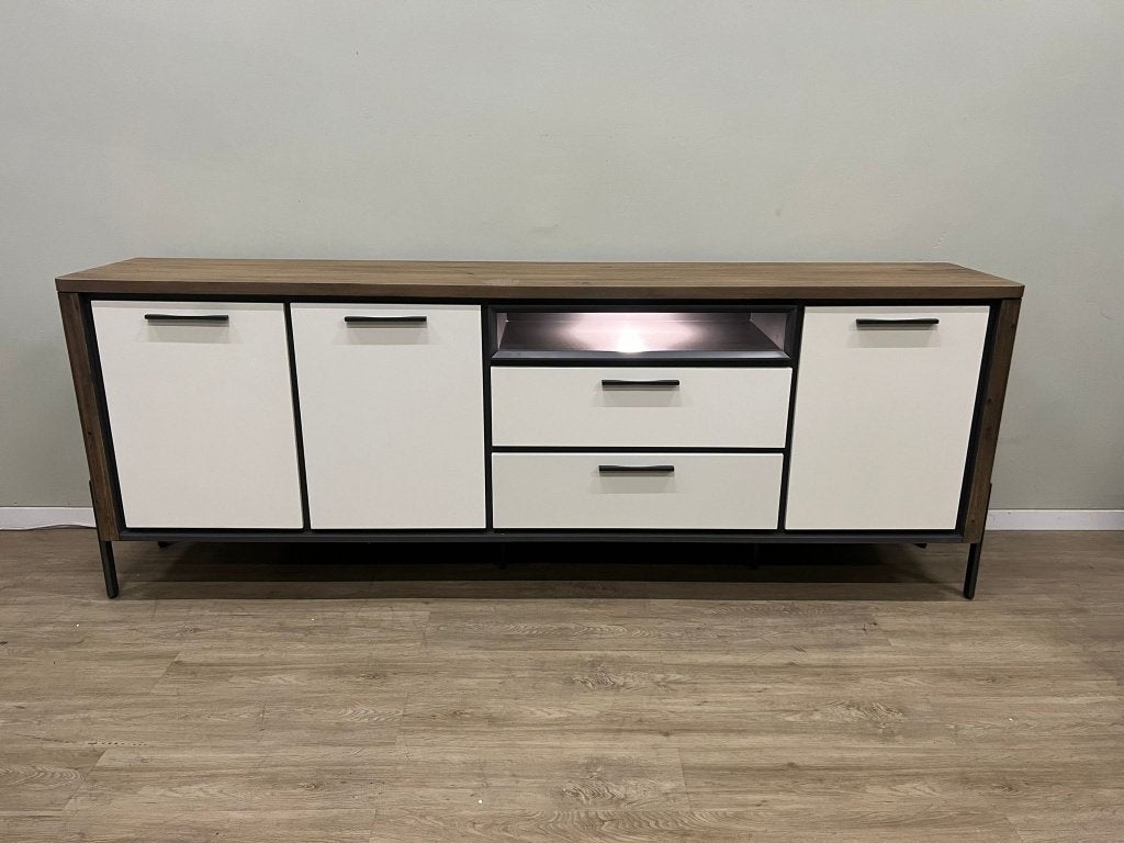 Dressoir Shirley van Henders & Hazel met LED verlichting, 1 of 2 laden, 150 tot 200 cm, Nieuw, Ophalen of Verzenden