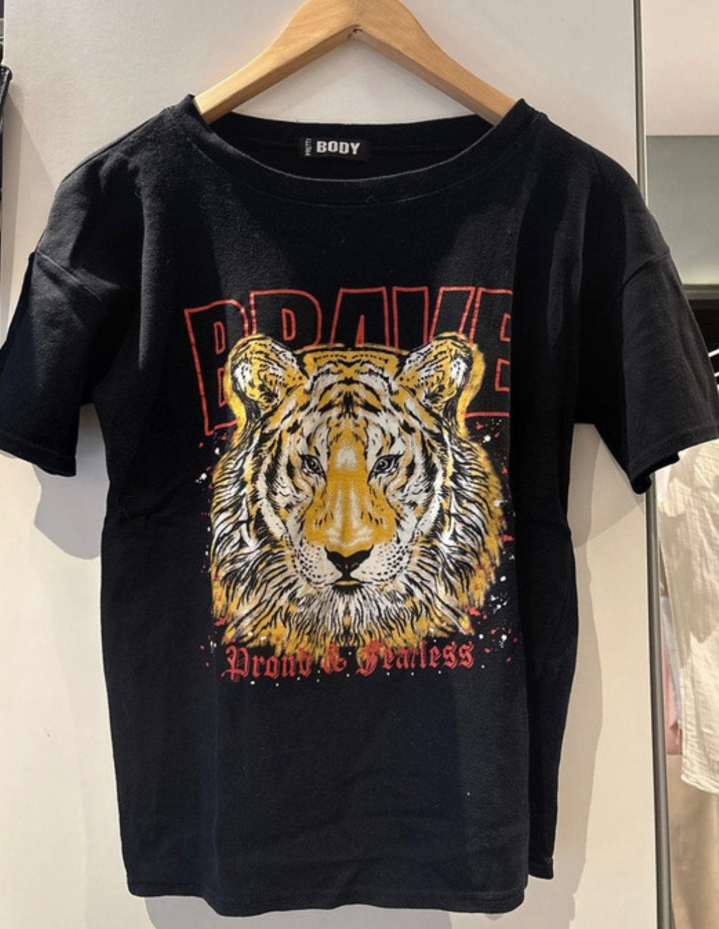 Leuk shirt, Ophalen of Verzenden, Gedragen, Zwart, Korte mouw