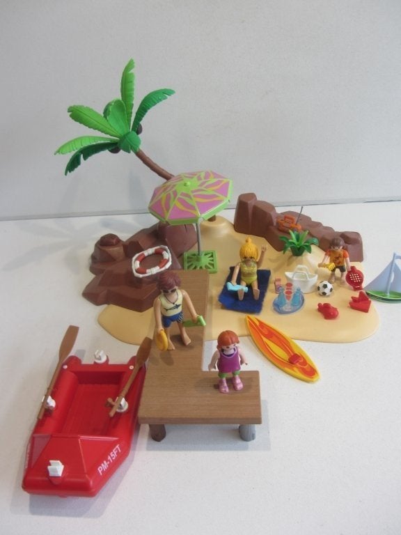 Playmobil Vakantie tropisch Eiland  strand vakantie, Ophalen, Gebruikt, Losse onderdelen
