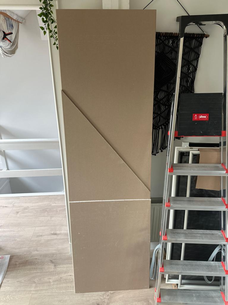 Gipsplaat 200x59x0,95 cm + restdelen, Overige materialen, Nieuw, Minder dan 5 m², Ophalen