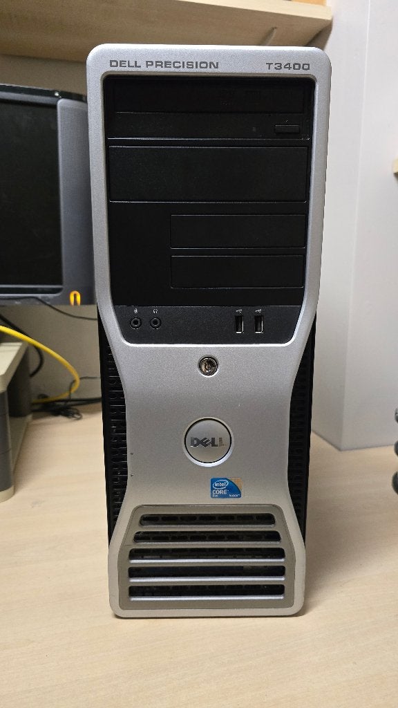 Dell Precision T3400, Computers en Software, Desktop Pc's, Gebruikt, 2 tot 3 Ghz, 8 GB, SSD