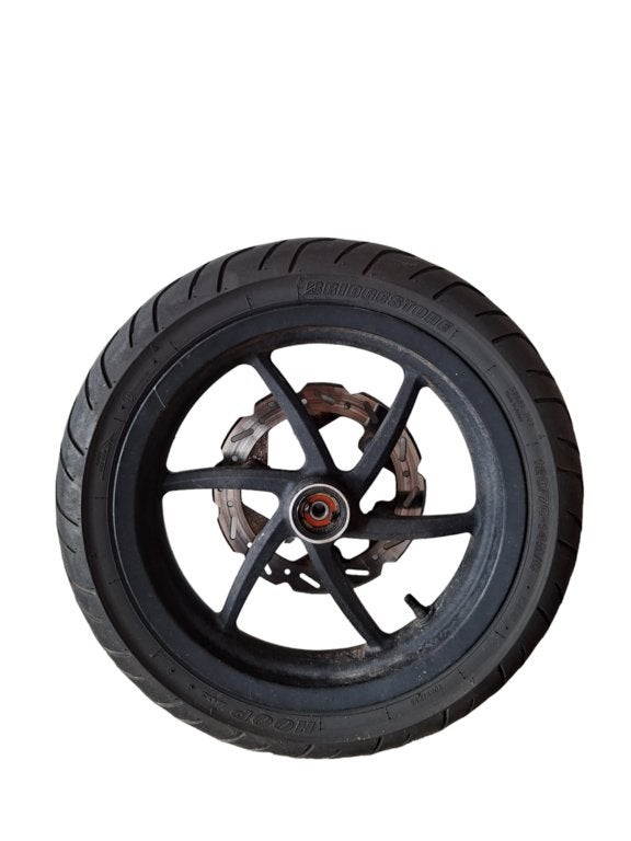 Voorband voorvelg remschijf origineel Kymco super 8, Gebruikt, Kymco, Kymco, Ophalen of Verzenden