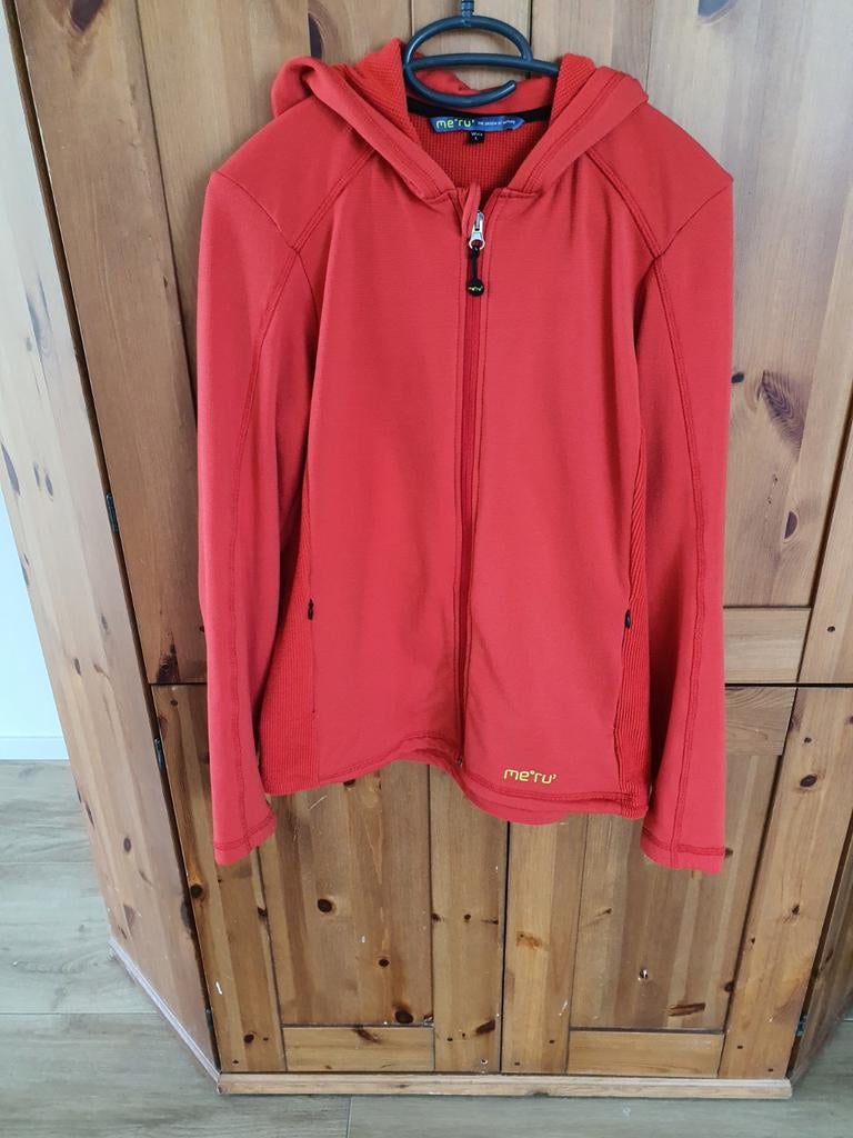 Meru fleecevest met capuchon - Buitensport, Kleding | Dames, Meru, Maat 42/44 (L), Ophalen of Verzenden, Zo goed als nieuw