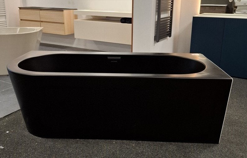 halfvrijstaand ligbad XENZ CHARLEY 180x80x60 mat zwart, Ophalen, Xenz, Xenz, Xenz