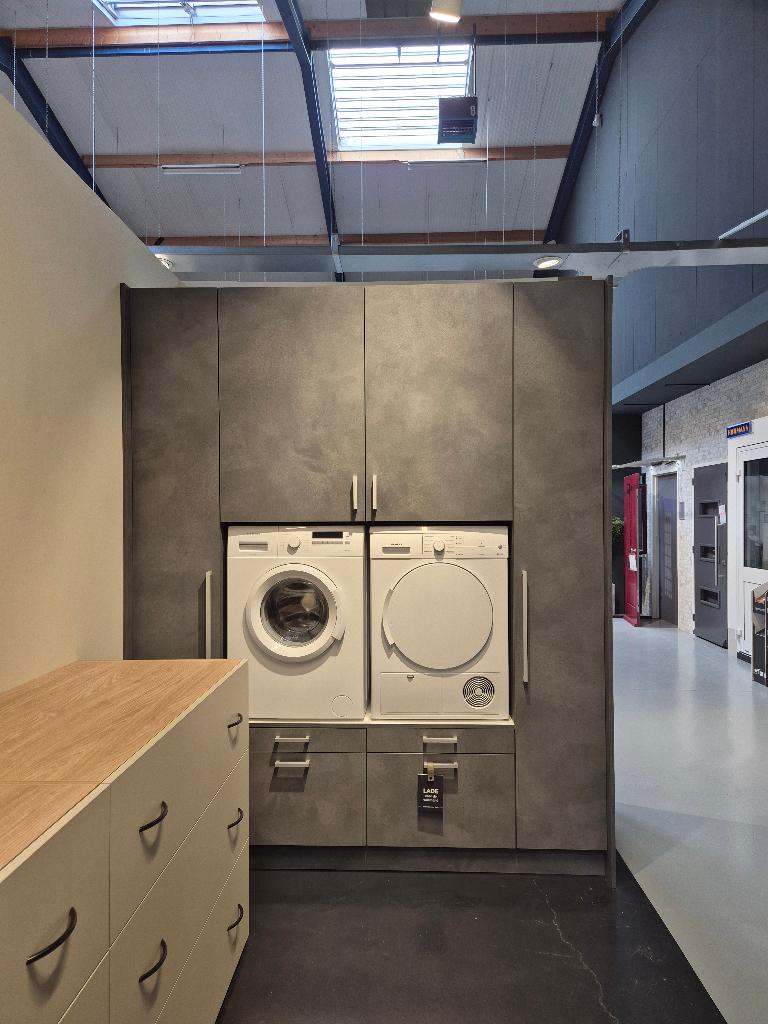 Wasmachine kast Allure kleur antraciet grijs, Ophalen, Nieuw