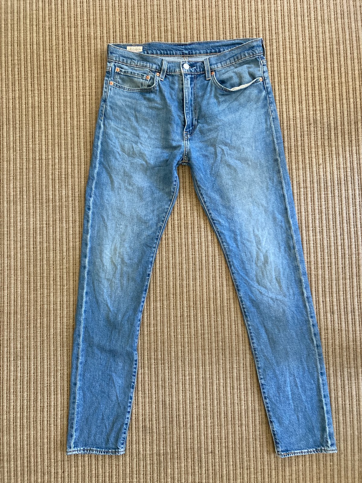 Levi’s, 512 Tapered Jeans Big E 34/34 Wrangler Edwin Lee 502, Verzenden, Zo goed als nieuw, Blauw, W33 - W34 (confectie 48/50)