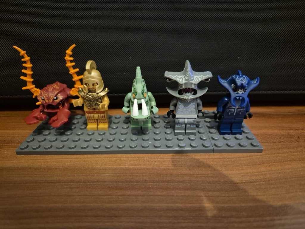 Lego minifigures Atlantis, Overige thema's, Lego, Ophalen of Verzenden, Zo goed als nieuw