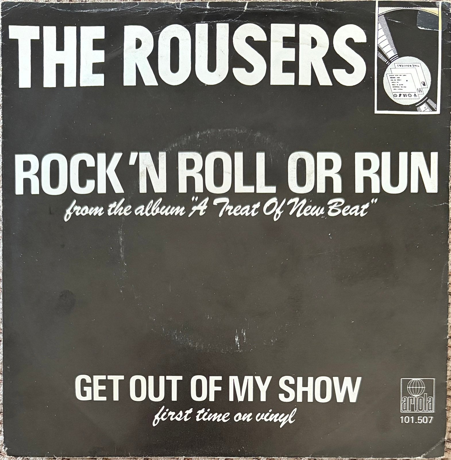 Single The Rousers - Rock ‘N Roll Or Run (1980 Ariola), 7 inch, Ophalen of Verzenden, Originele persing, Overige genres