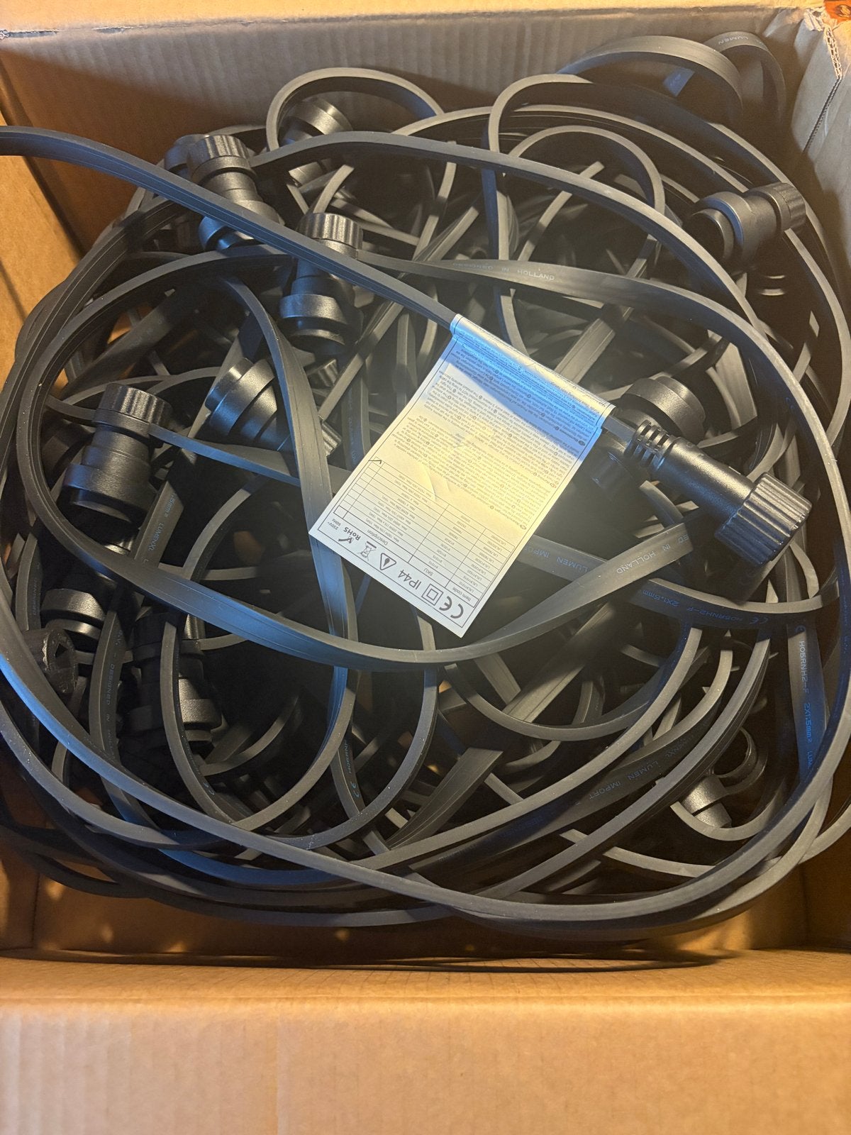 Professionele Prikkabel 50 Meter, 50 Fittingen Incl. Stekker, Minder dan 50 watt, Overige typen, Nieuw, Ophalen of Verzenden