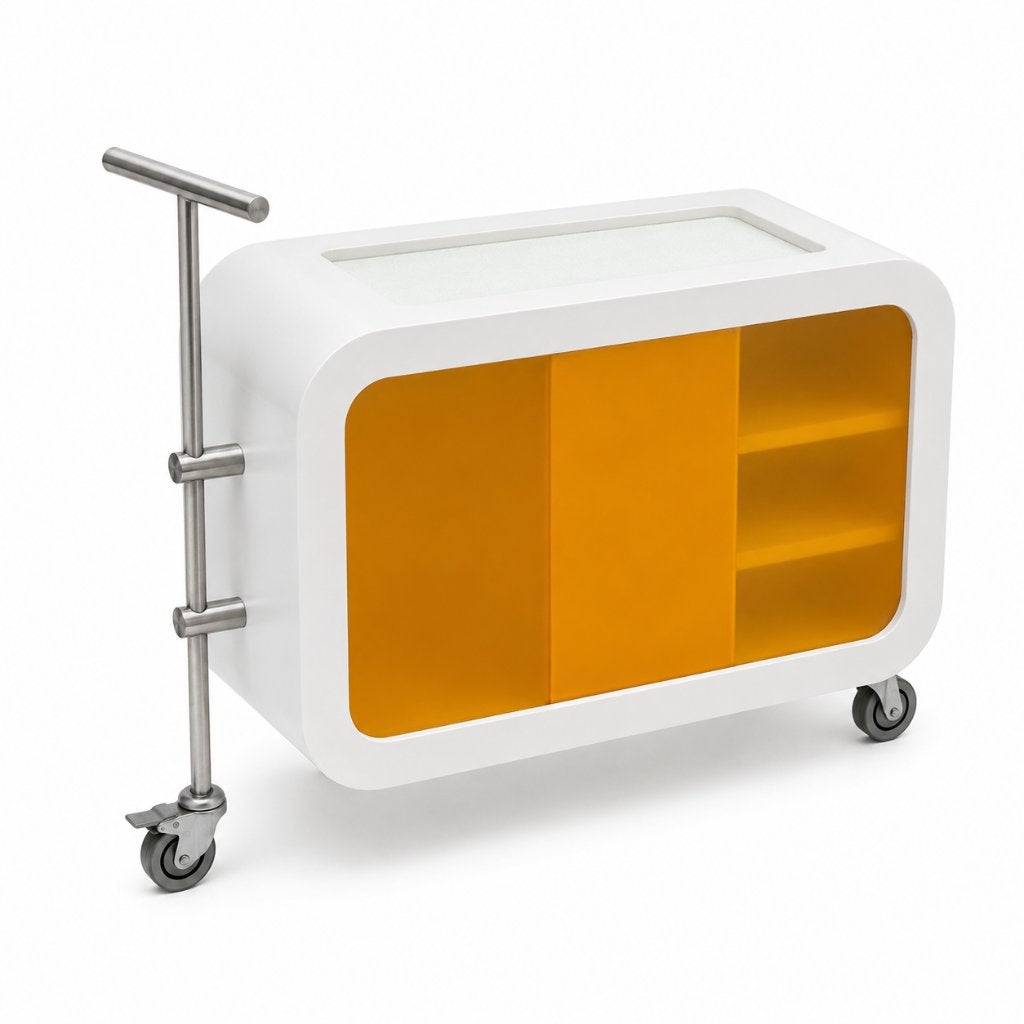 Zeldzame Minimalismos Design Trolley – Designmeubel, Gebruikt, ., Ophalen of Verzenden, .