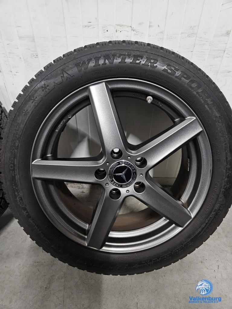 7mm! Mercedes A B CLA Klasse W177 W247 C118 17 inch antracie, Gebruikt, -, -, Banden en Velgen