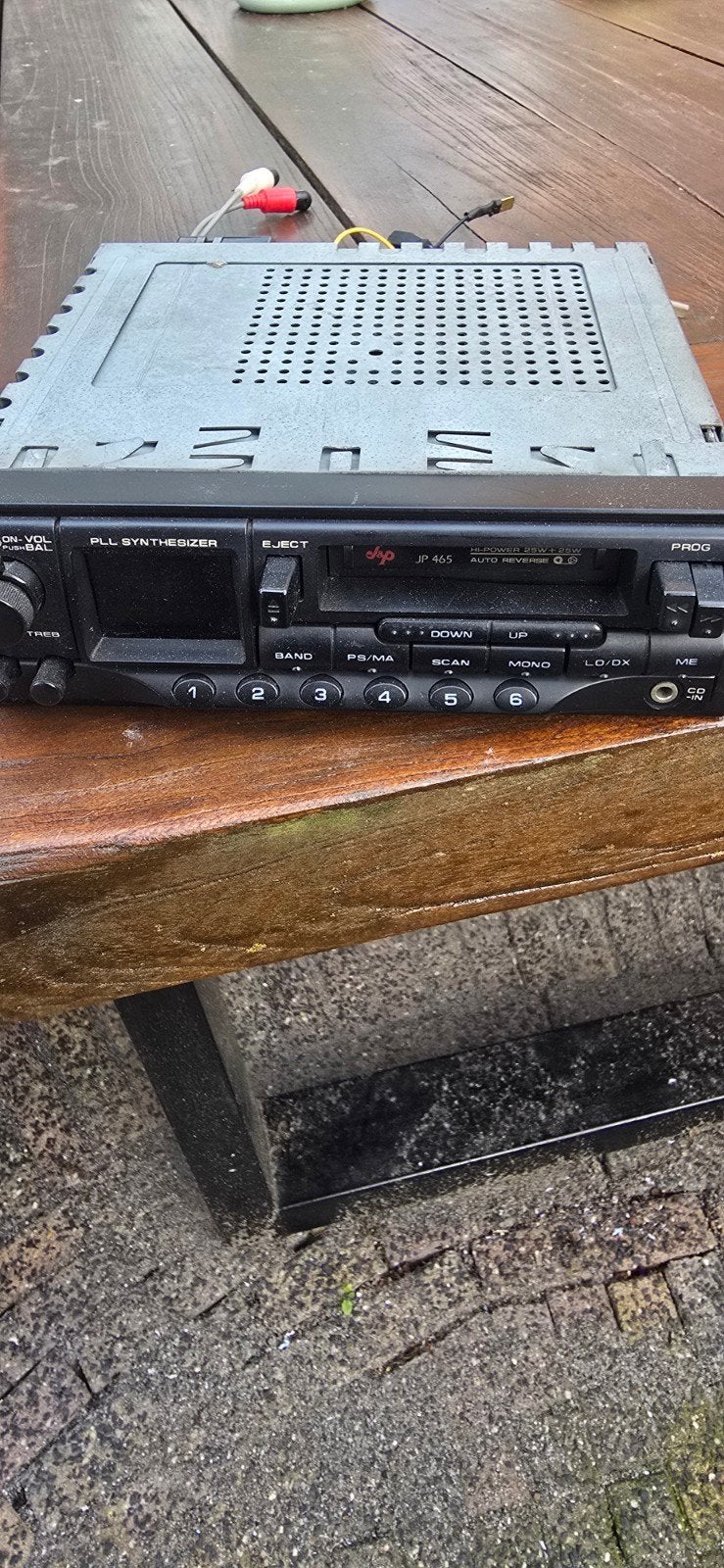 Vintage JVC Autoradio JP 465 PLL Synthesizer, Ophalen of Verzenden, Gebruikt