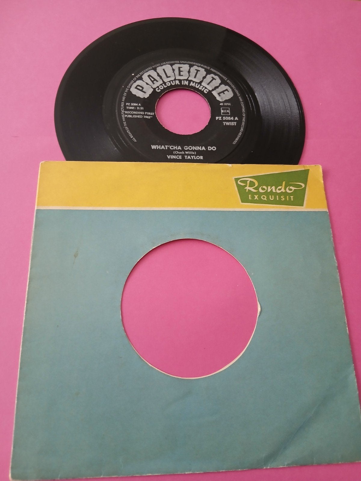 VINYL SINGLE    VINCE TAYLOR   1962, Ophalen of Verzenden, Zo goed als nieuw, Overige formaten, Poprock