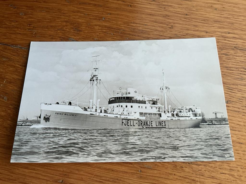 S582 PRINS WILLEM V ORANJE LIJN, Verzamelen, Scheepvaart, Ophalen of Verzenden, Zo goed als nieuw