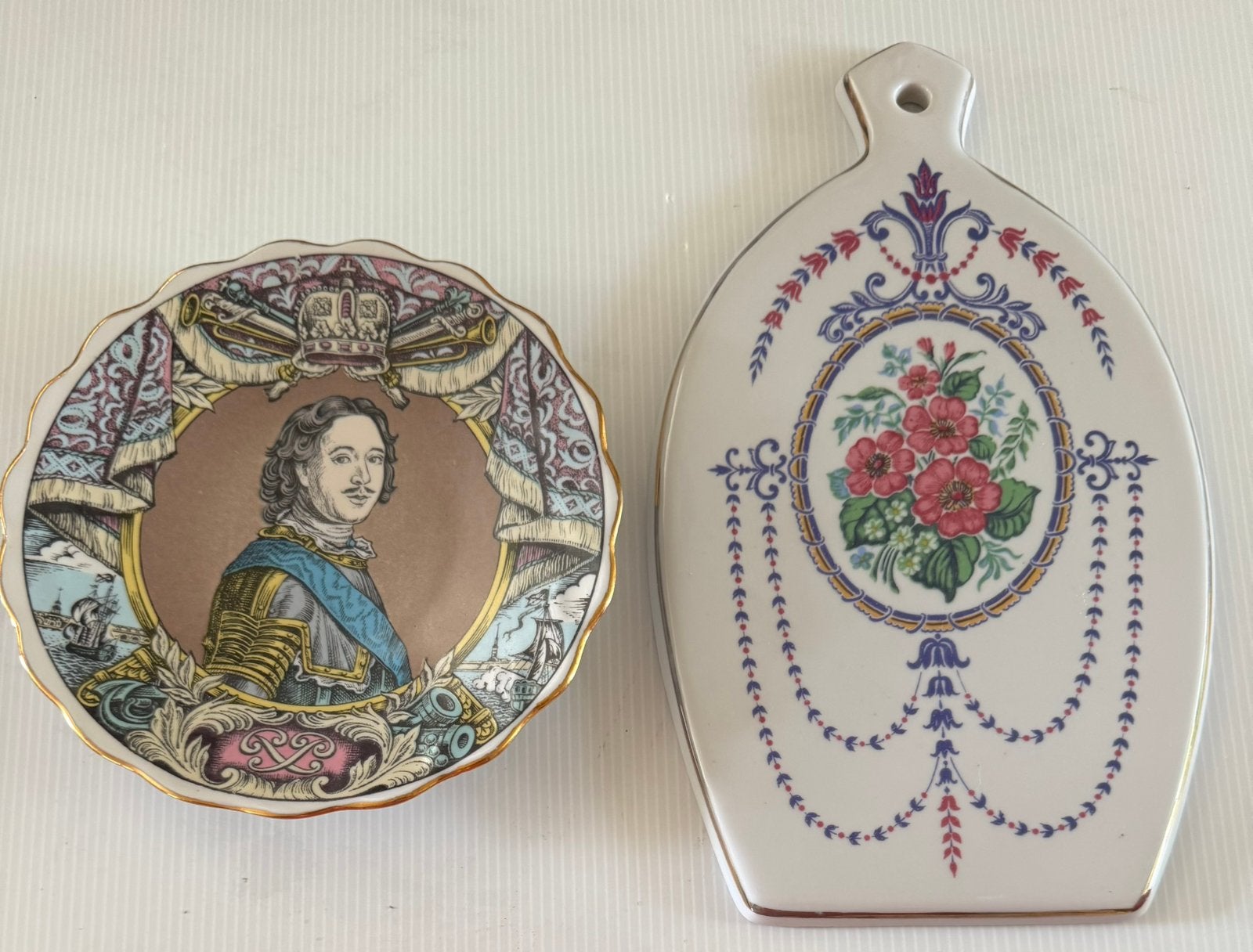 Twee Russische wandborden LOZ, Antiek en Kunst, Ophalen of Verzenden