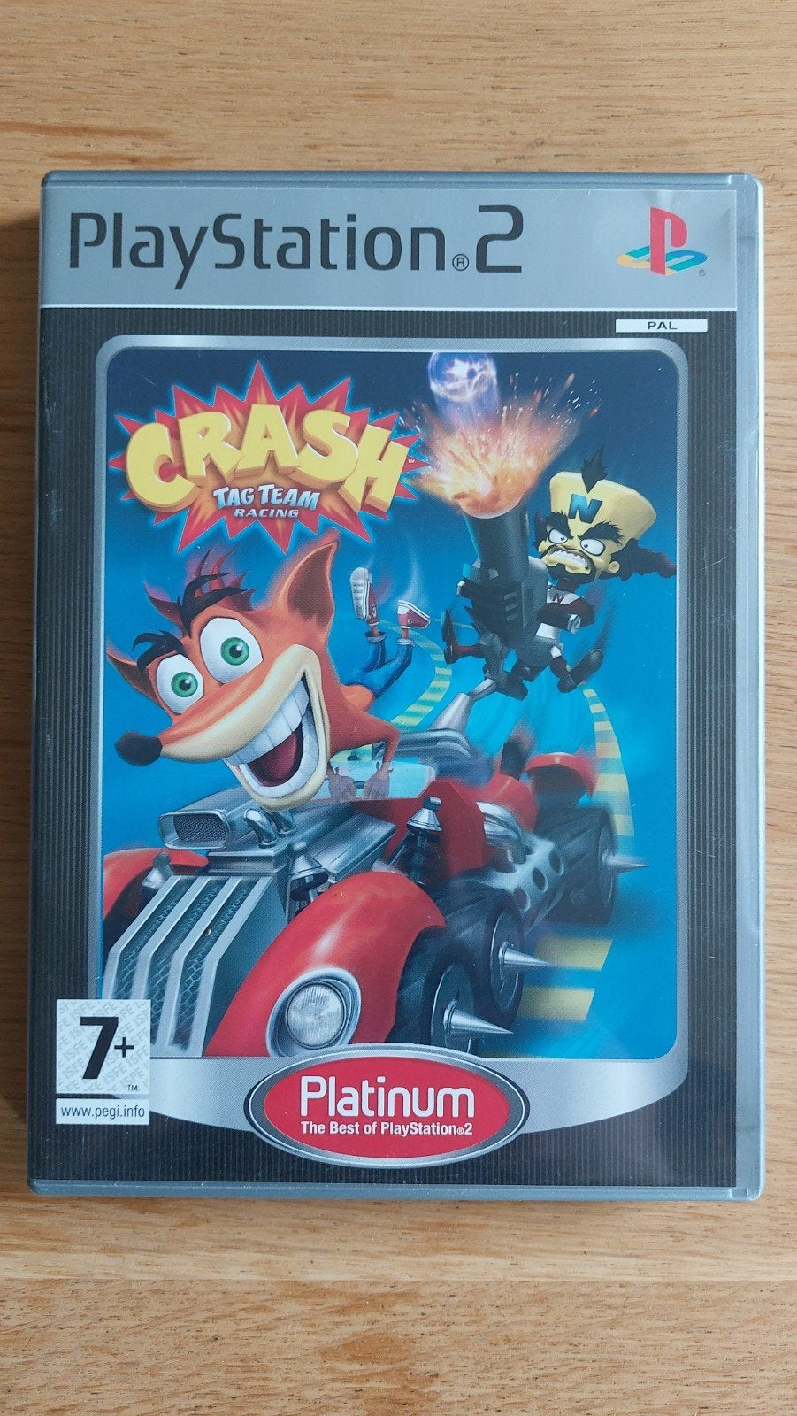 Crash Tag Team Racing PS2 Platinum Edition, Racen en Vliegen, Ophalen of Verzenden, Zo goed als nieuw, 3 spelers of meer