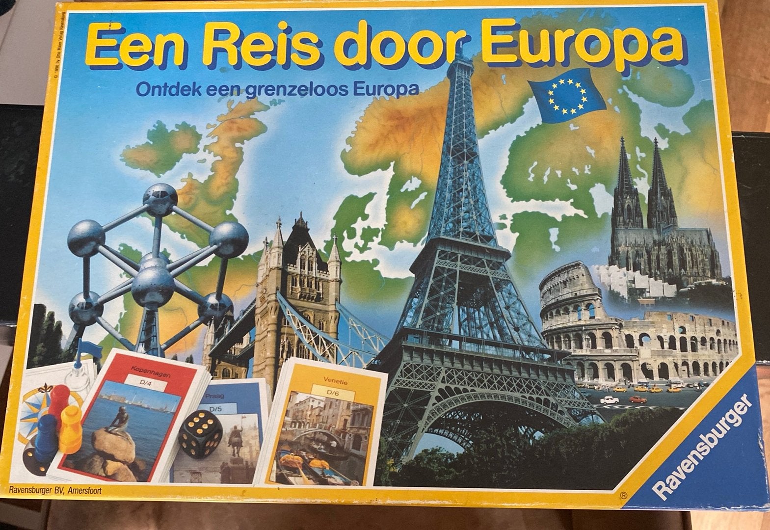 Bordspel Een Reis door Europa, Hobby en Vrije tijd, Gezelschapsspellen | Bordspellen, Vijf spelers of meer, Ophalen of Verzenden