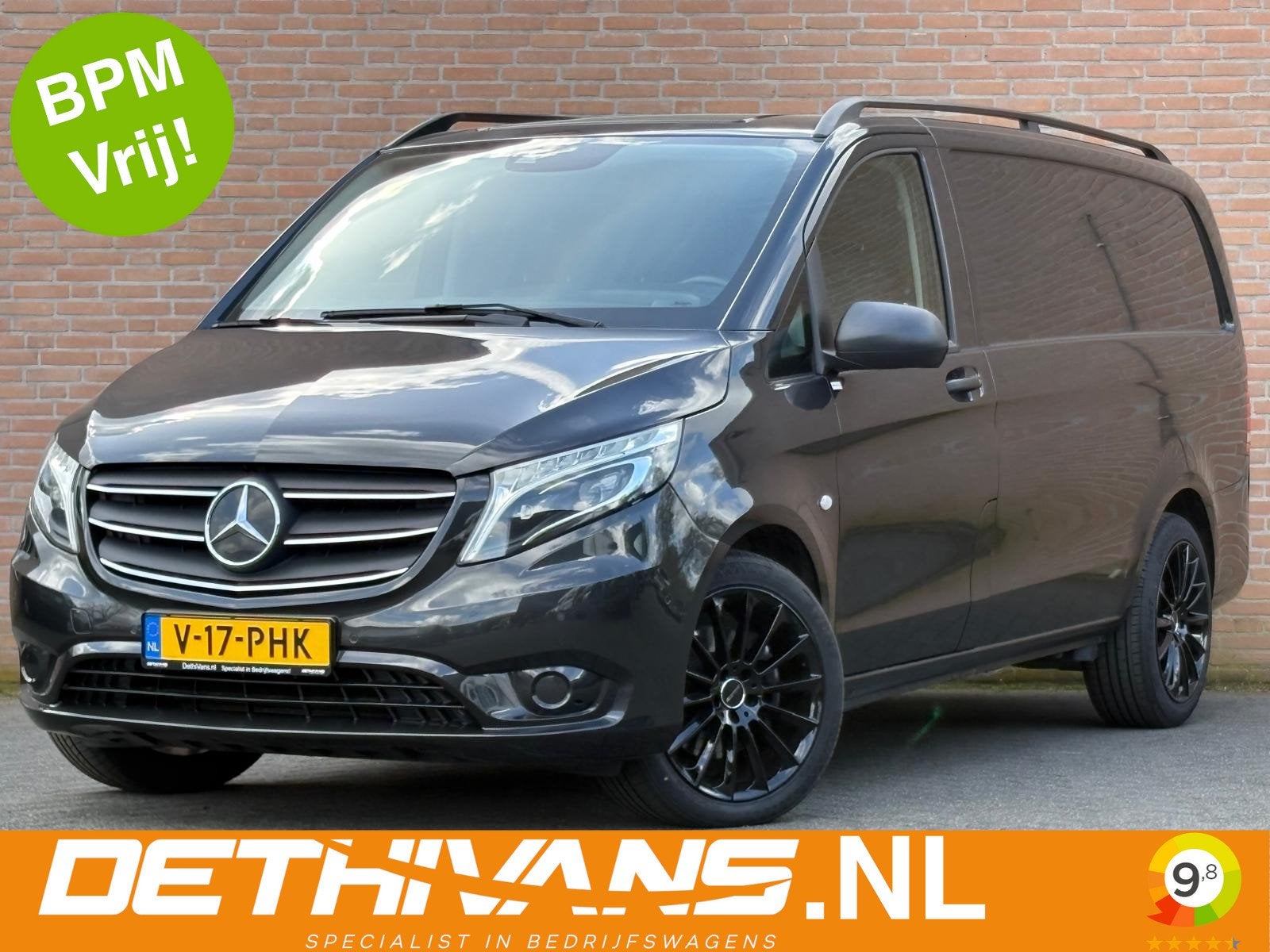 Mercedes-Benz Vito 119CDI 190PK Lang 9G-Tronic / Distronic /, Auto's, Bestelauto's, Achterwielaandrijving, Gebruikt, Met garantie (alle)