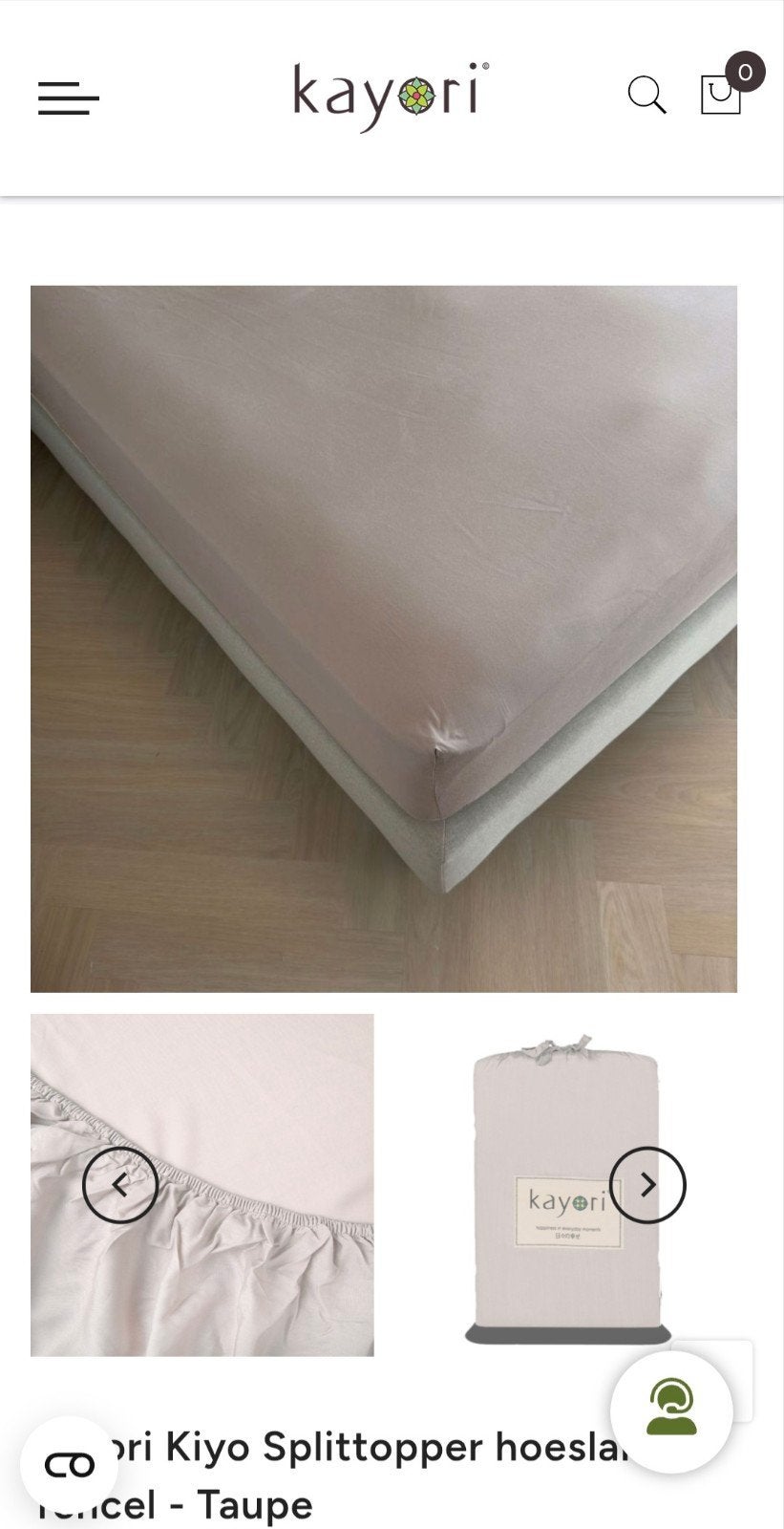3x Kayori splittopper hoeslaken 180x200 kleur taupe, Huis en Inrichting, Slaapkamer | Beddengoed, Nieuw, Hoeslaken of Sloop, Tweepersoons