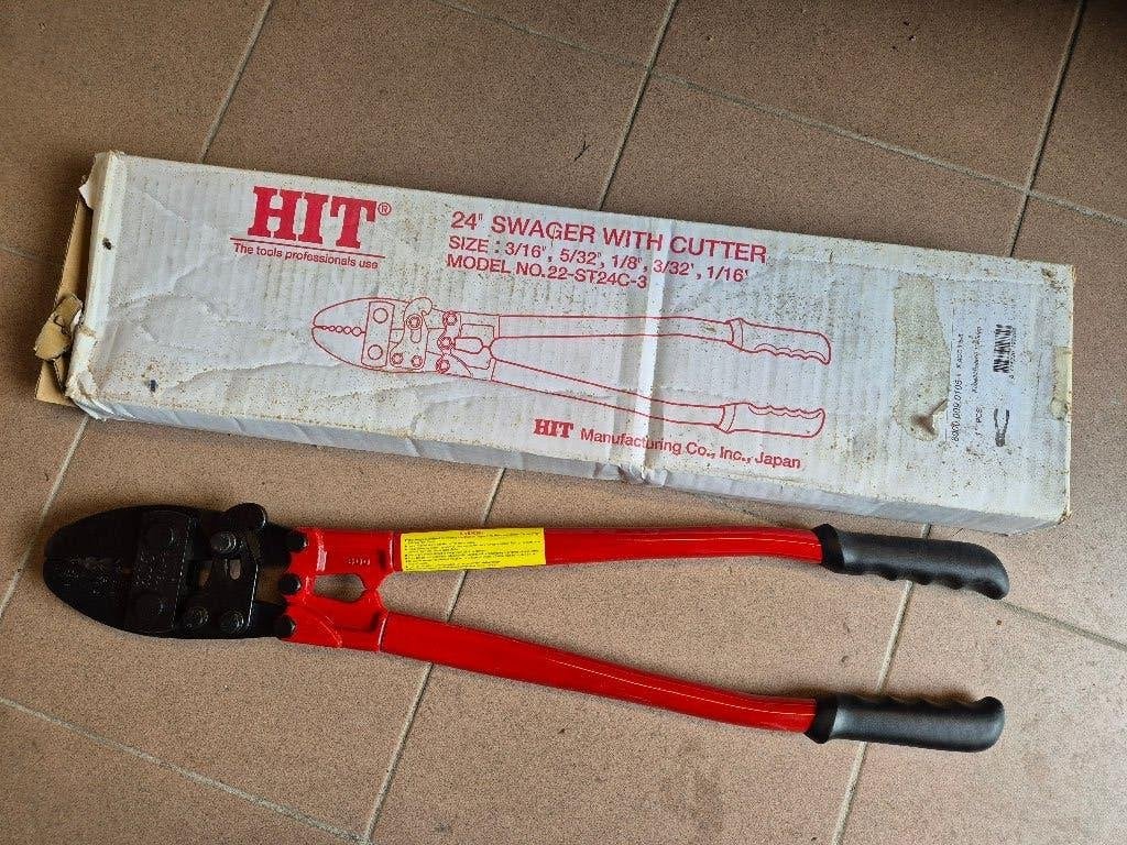 HIT 24" krimptang, Ophalen, Zo goed als nieuw