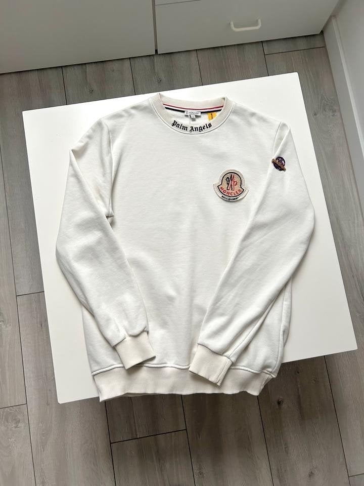 Moncler x Palm Angels sweater wit maat M (nieuw), Kleding | Heren, Ophalen of Verzenden, Nieuw, Moncler x Palm Angels