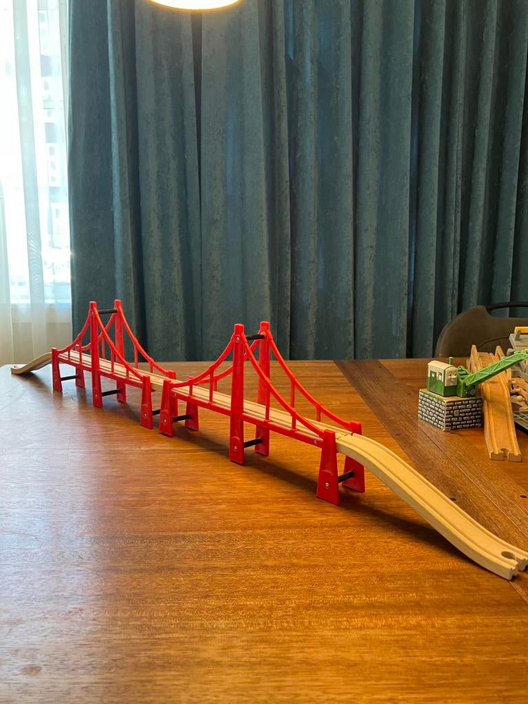 Hangbrug Brio treinbaan, Ophalen, Gebruikt