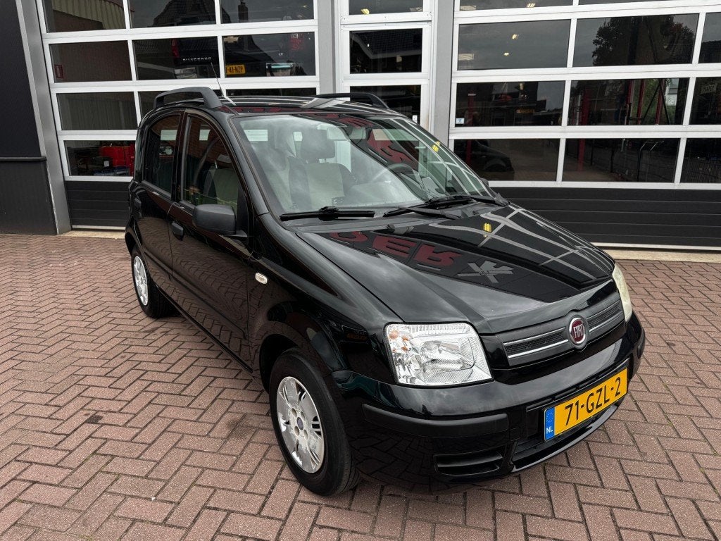 Fiat PANDA  1.2 EDIZIONE COOL / AIRCO / APK NIEUW! / RIJKLAA, Voorwielaandrijving, Gebruikt, Zwart, Origineel Nederlands