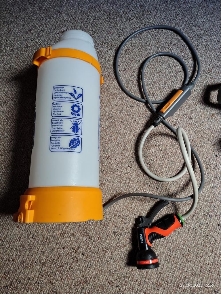 buitendouche, hand-douche, handshower, camping shower., Ophalen of Verzenden, Zo goed als nieuw, Overige typen