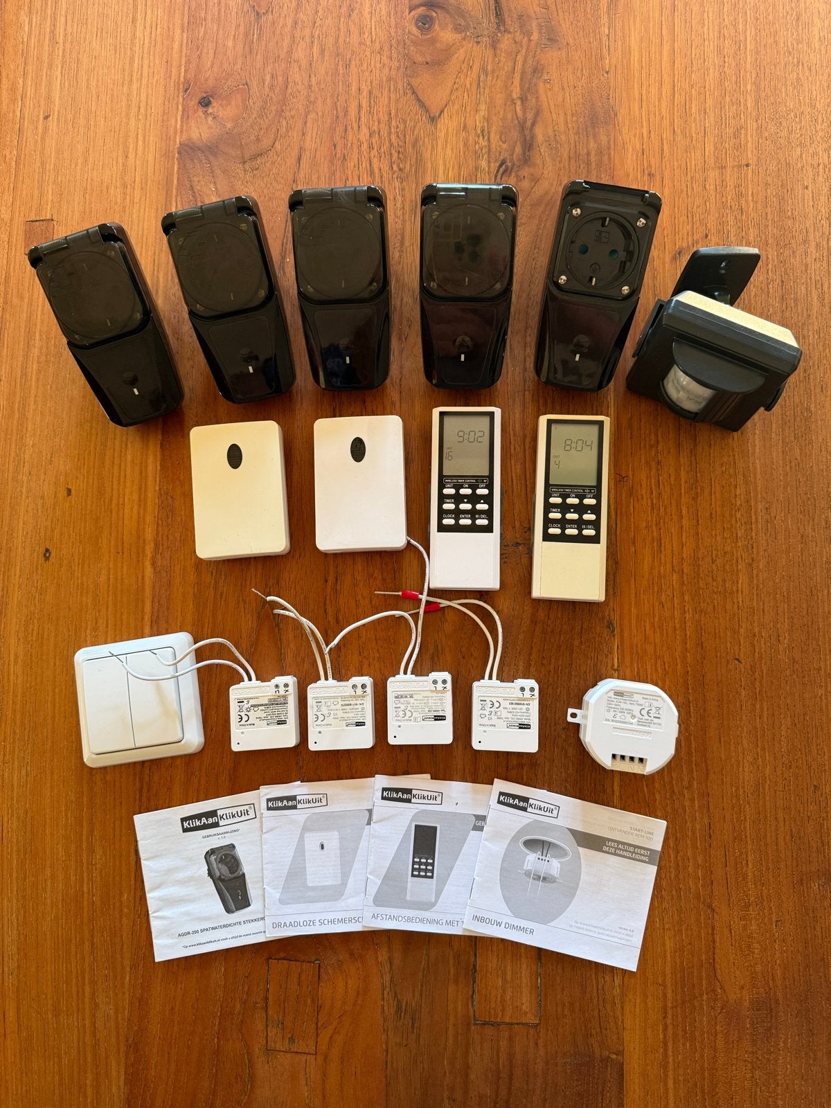 Klikaanklikuit set compleet, (zie omschrijving), Ophalen of Verzenden, Gebruikt, Overige merken, Overige typen