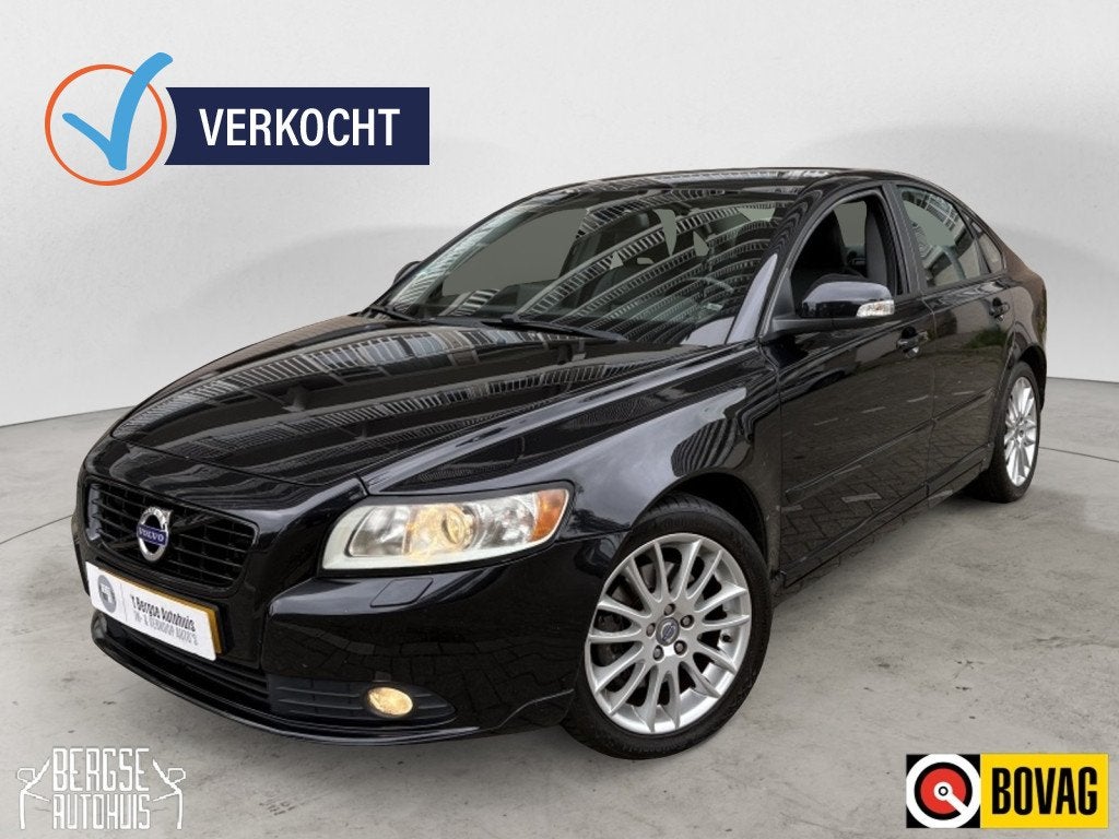 Volvo S40 2.4i Edition II 170PK NAVI MEMORY LEER (bj 2009), Auto's, Dealer onderhouden, Gebruikt, 700 kg, Parkeersensor