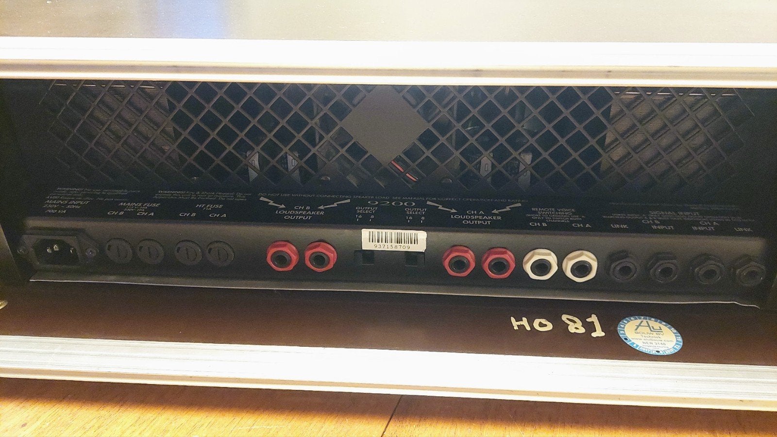 Marshall 9200 Dual MonoBloc (5881 buizen) incl. Flightcase, Muziek en Instrumenten, Overige Muziek en Instrumenten, Ophalen, Gebruikt