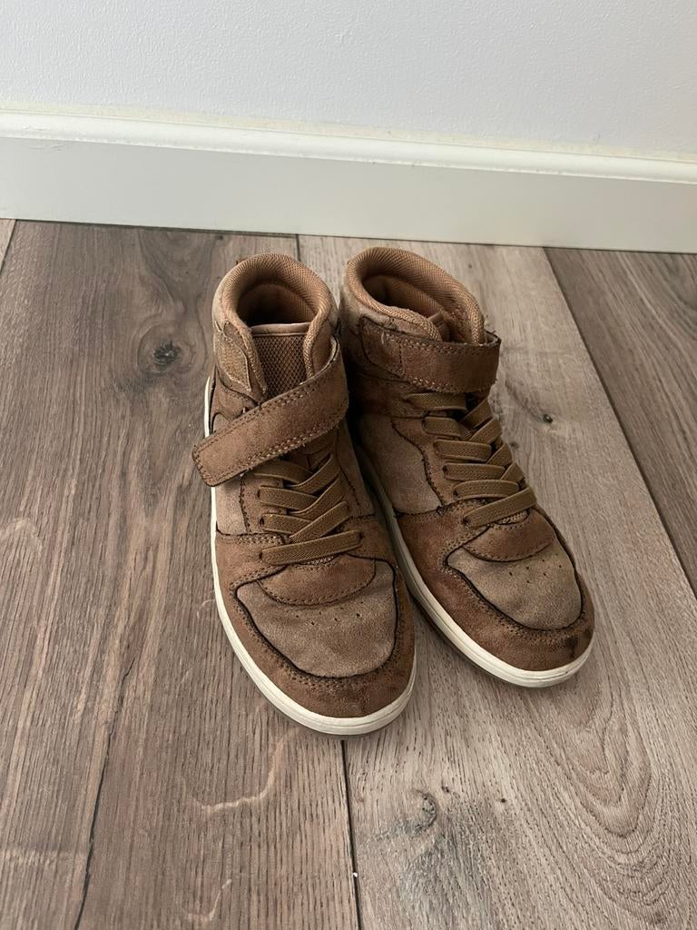 Nette schoenen suede cognac kleur, Ophalen, Gebruikt, Schoenen, Jongen