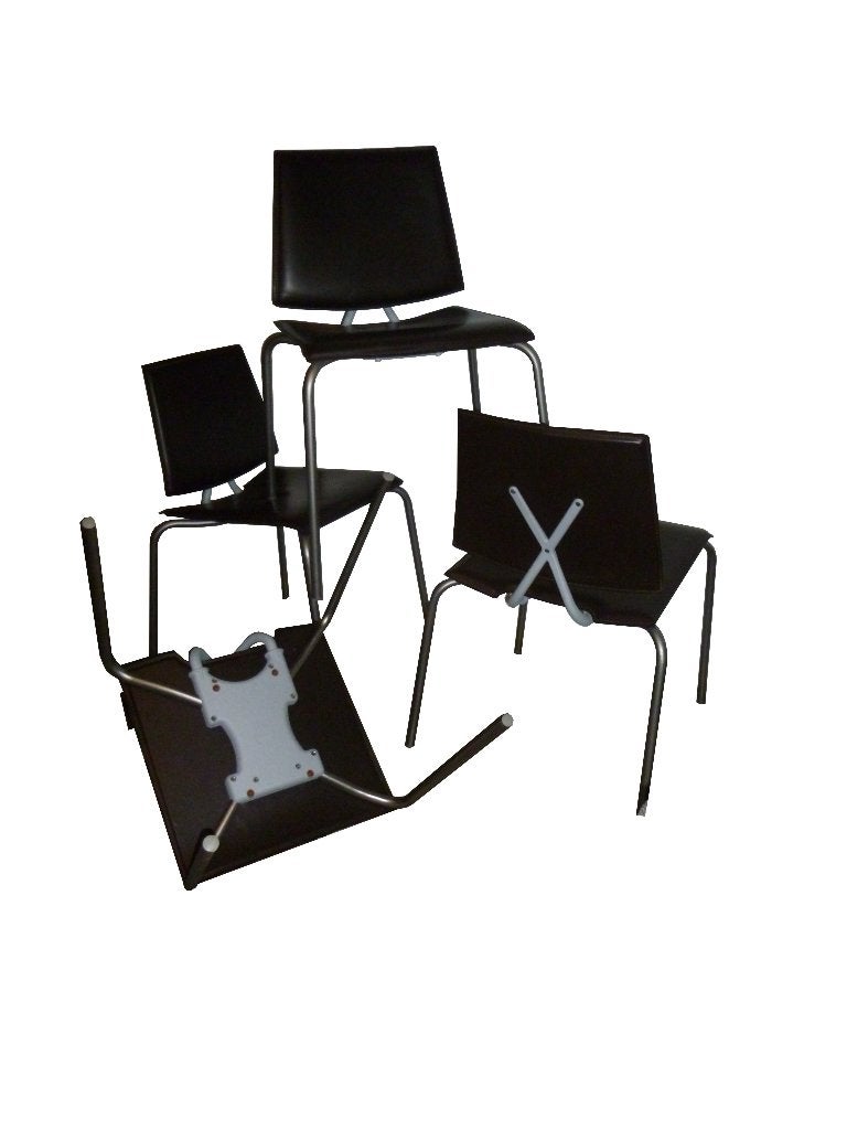 Prachtige zeldzame leren Italiaanse Enzo Berti design stoel, Ophalen, Gebruikt, Bruin, Vier