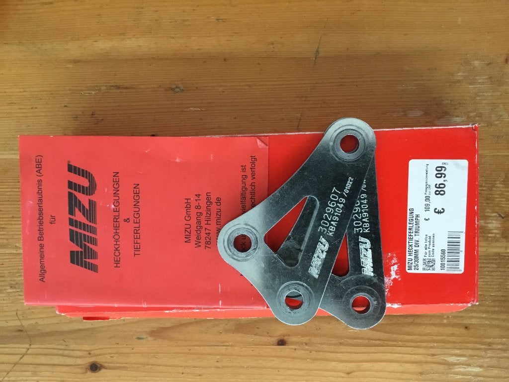 Verlagingset Tiger 1050, Ophalen, Gebruikt