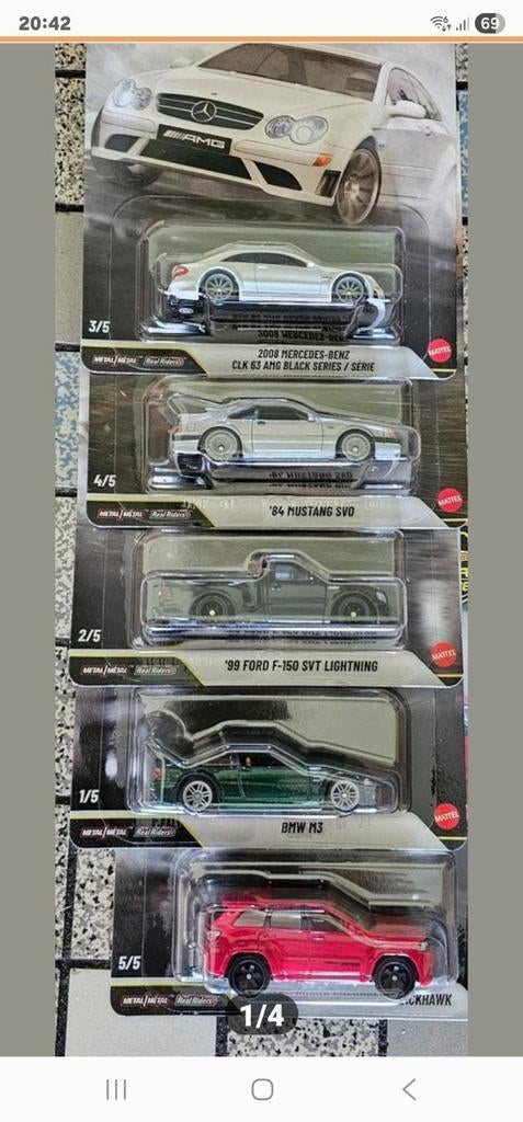 Hot Wheels Premium Real Riders Set - Diverse Modellen, Verzamelen, Speelgoed, Nieuw, Ophalen of Verzenden