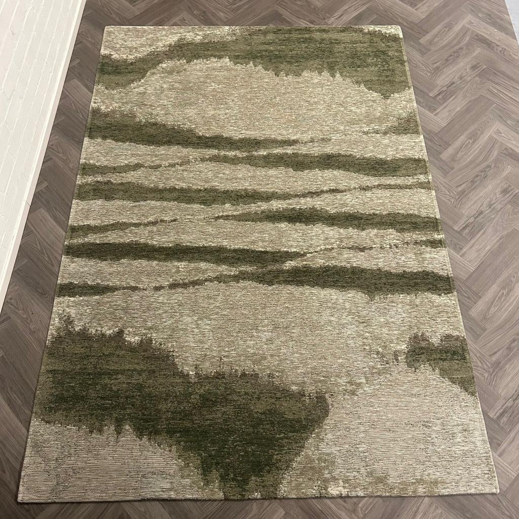 Vloerkleed Montèl Bonnier Groen - 240x340cm, 200 cm of meer, Ophalen of Verzenden, Zo goed als nieuw, 200 cm of meer