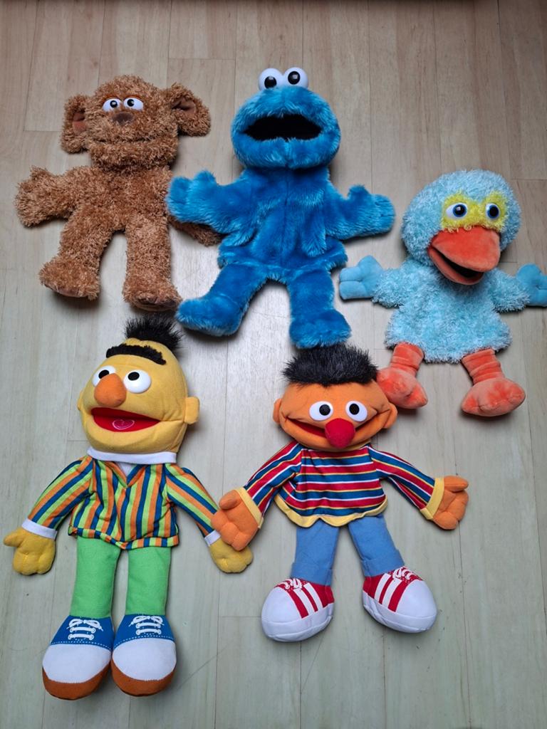 Sesamstraat handpoppen living puppets - nieuw/nooit gebruikt, Kinderen en Baby's, Speelgoed | Knuffels en Pluche, Overige merken