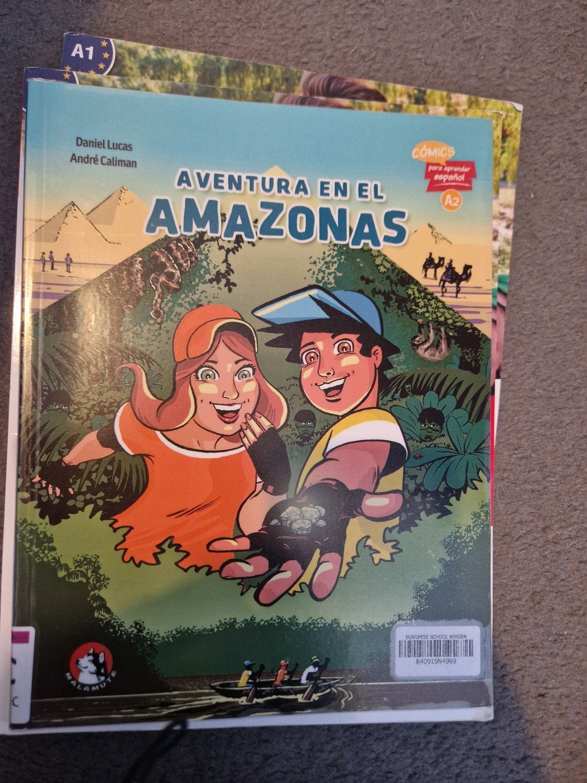 Spaanse lesboeken: Compañeros 1 & Aventura en el Amazonas, Ophalen, Zo goed als nieuw, Francisca Castro..., Non-fictie