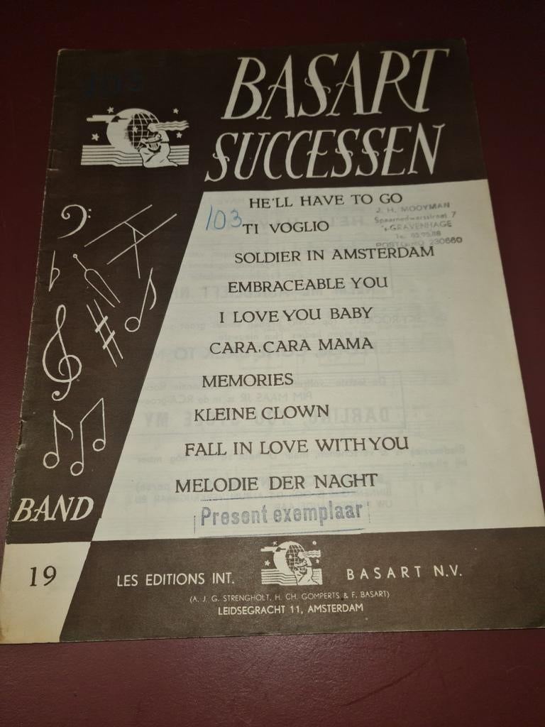 Basalt Successen, Band 19, Gebruikt, Ophalen of Verzenden, Artiest of Componist, Populair