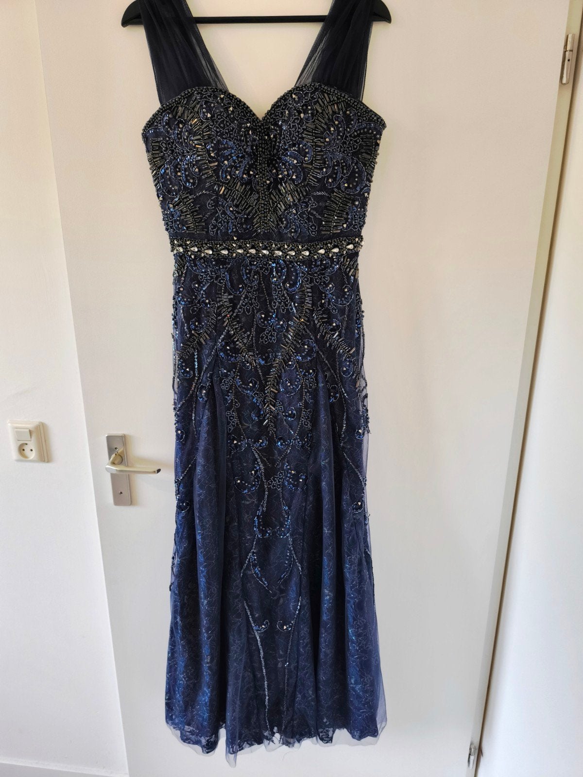 Te koop: jurk, Ophalen, Zo goed als nieuw, Blauw, Galajurk