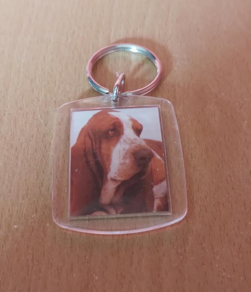 Basset Hound sleutelhanger, Verzamelen, Sleutelhangers, Nieuw, Dier of Natuur, Ophalen of Verzenden