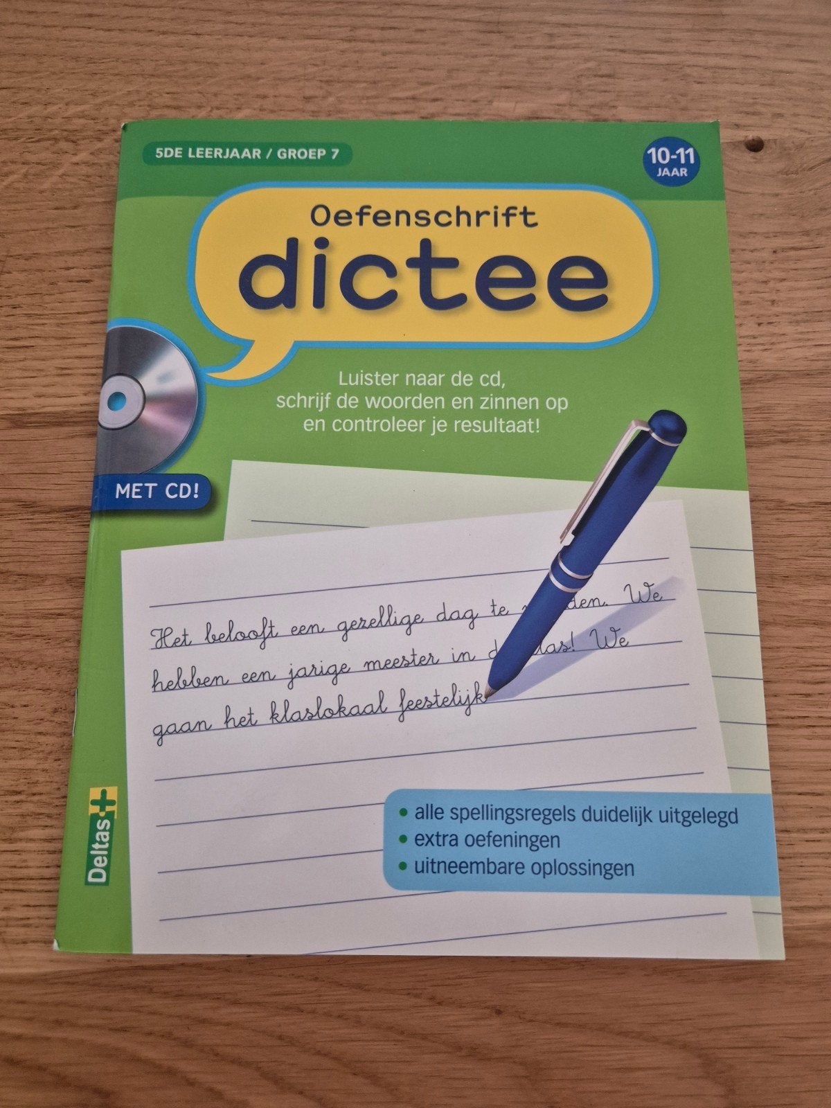 Oefenschrift Dictee Groep 7 (10-11 jaar) met CD, Ophalen of Verzenden, Zo goed als nieuw, Overige niveaus, Nederlands