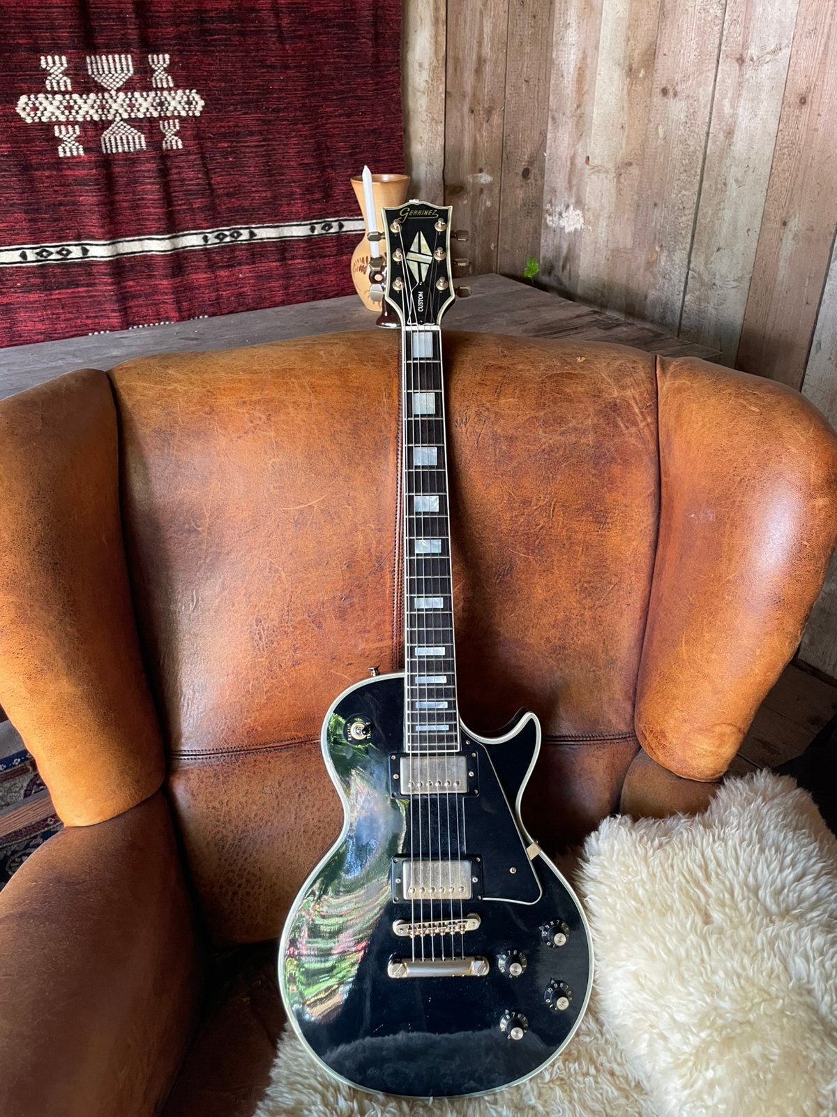 Gerrinez Les Paul Custom, Ophalen, Gebruikt, Solid body, Overige merken