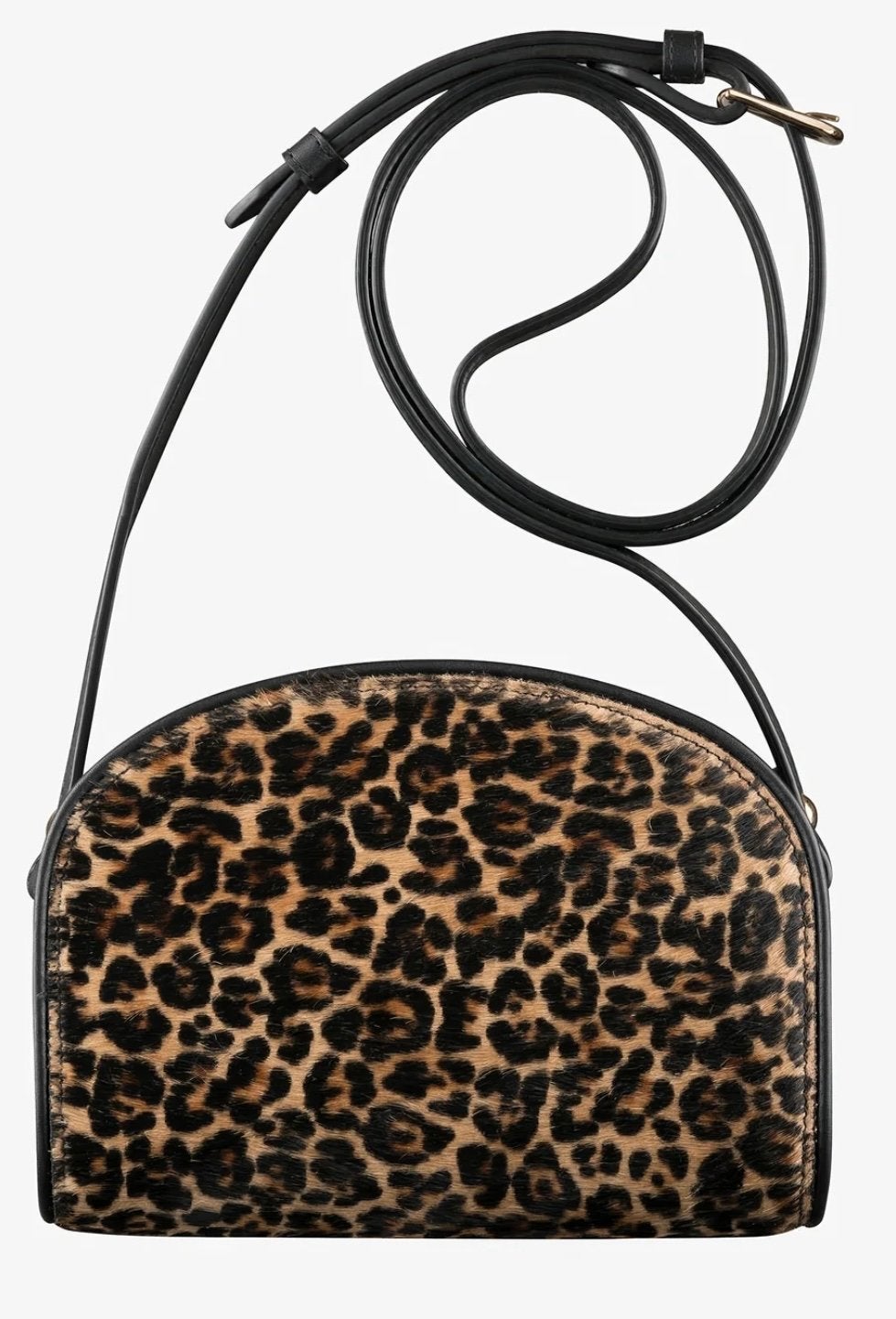 A.P.C. Demi Lune Mini Bag nieuw schoudertas Leo zwart/bruin, Verzenden, Nieuw, Overige kleuren, Schoudertasje