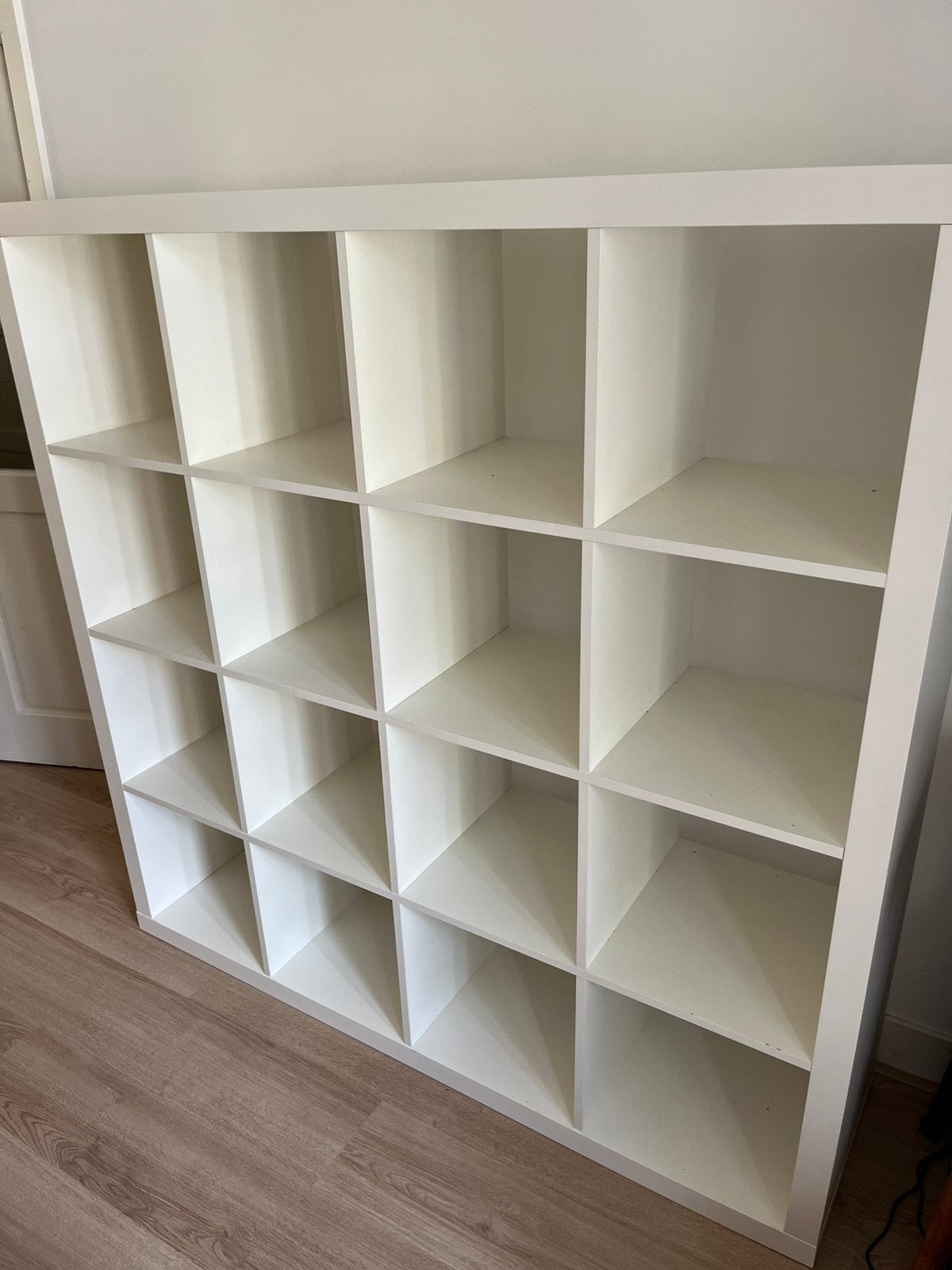 Kallax kast wit 4x4 vakken 149x149, Ophalen, Gebruikt, 100 tot 150 cm, 150 tot 200 cm