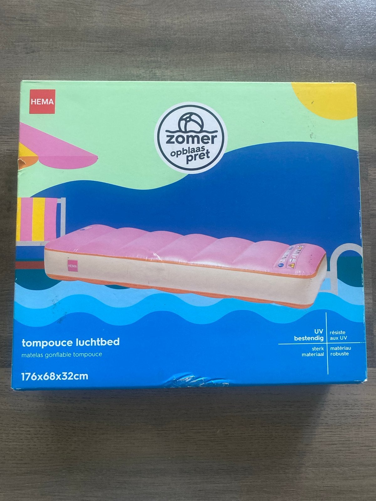 Hema Tompouce Luchtbed - Nieuw in doos, Ophalen of Verzenden, Nieuw