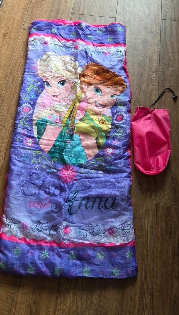 Frozen slaapzak Elsa & Anna, Caravans en Kamperen, Slaapzakken, Ophalen