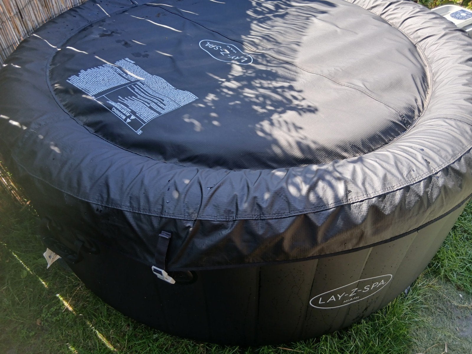 Lay-Z-Spa Miami opblaasbare jacuzzi met bubbeljets, Tuin en Terras, Zwembaden, Minder dan 80 cm, Opblaaszwembad, Rond, Ophalen of Verzenden