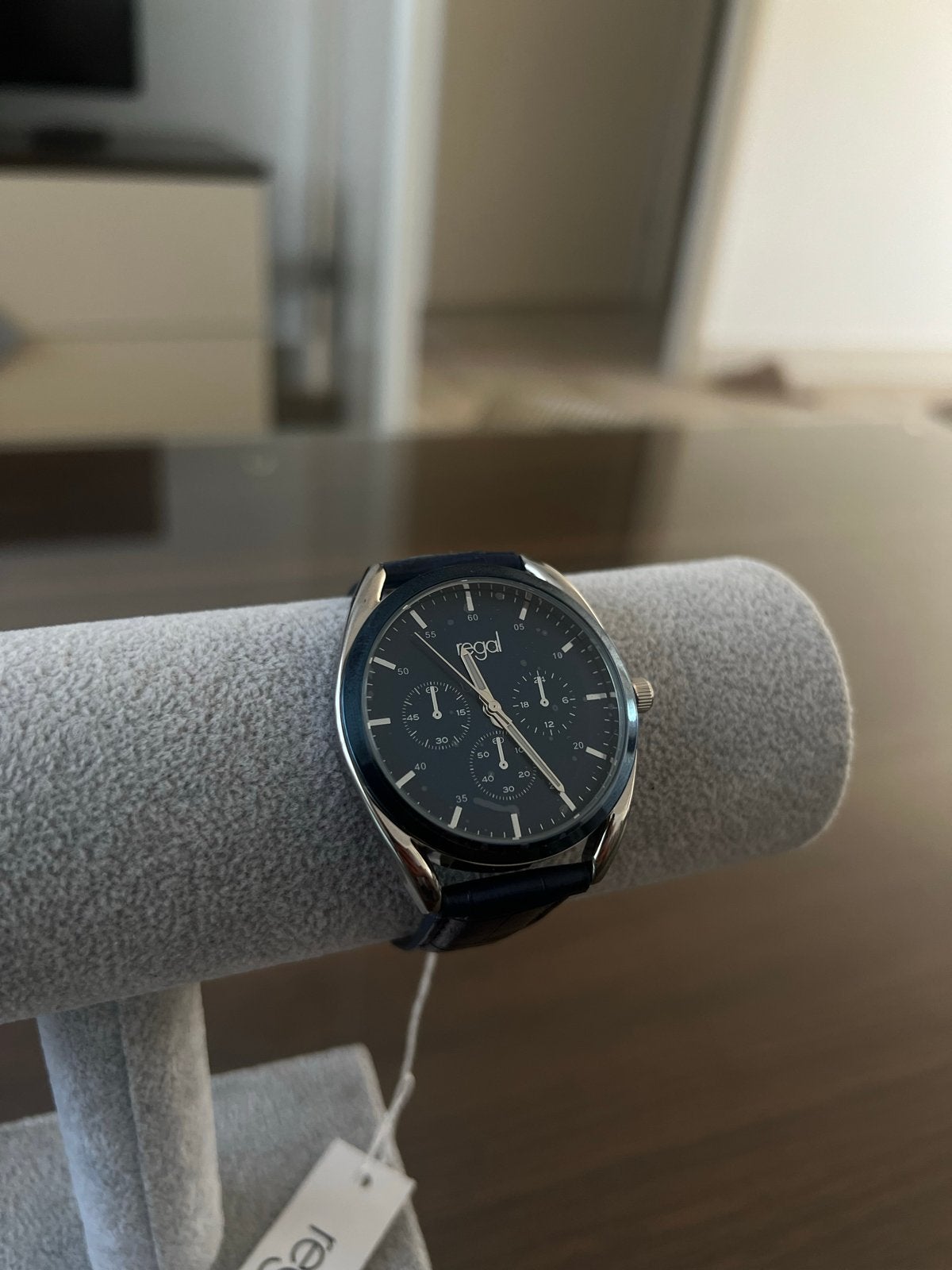 Regal Heren Horloge - Nieuw met Leren Band, Overige merken, Leer, Staal, Polshorloge