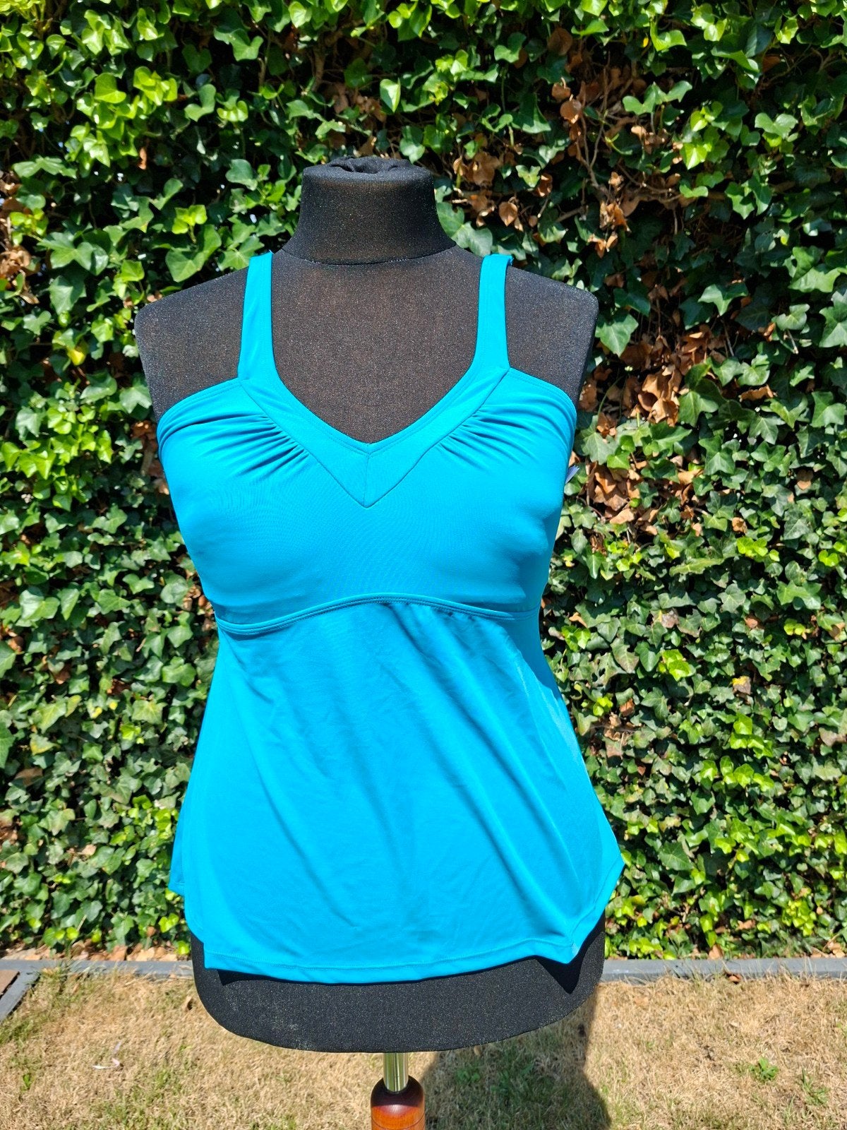 Tankini bikini met broekje 44 turqoise blauw maat 44 nieuw, Ophalen of Verzenden, Nieuw, Blauw, Bikini